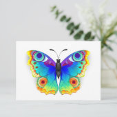 Rainbow Butterfly Peacock Eye 出欠カード (スタンド正面)