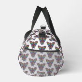 Rainbow Butterfly (white) - Duffel Bag ダッフルバッグ (右)