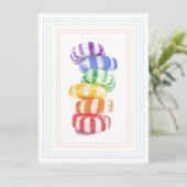 RAINBOW CANDY 5.5x7.5フラットカード カード (スタンド正面)