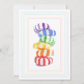 RAINBOW CANDY 5.5x7.5フラットカード カード (正面)