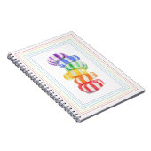 RAINBOW CANDY 6.5x8.75ノートブック ノートブック (右側)