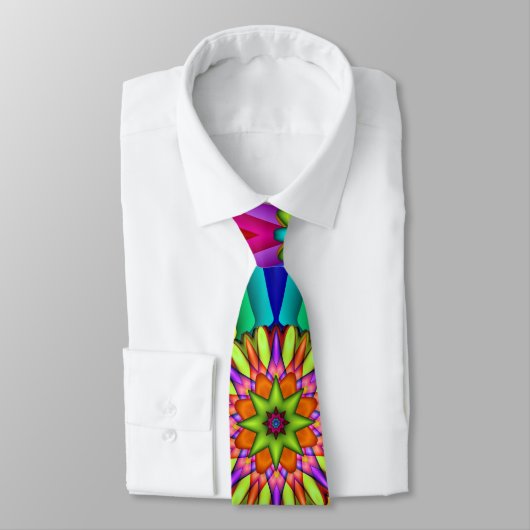 Rainbow Carnival Colorful Creative Tie ネクタイ (タイ)