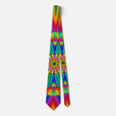 Rainbow Carnival Colorful Creative Tie ネクタイ (正面)