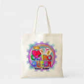 Rainbow Casino Queen Poker tote bag トートバッグ (正面)