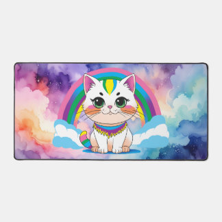 Rainbow Cat デスクマット