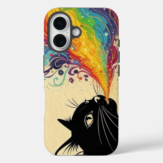 Rainbow cat Case-Mate iPhoneケース (裏面)