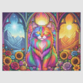 rainbow cat tissue paper 薄葉紙 (正面)
