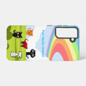 Rainbow & Cats Samsung Galaxy Case Samsung Galaxyケース (裏面横)