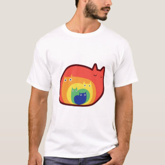 Rainbow Cats  Tシャツ