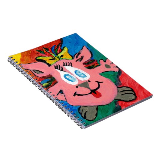 Rainbow Character Photo Notebook ノートブック (右側)