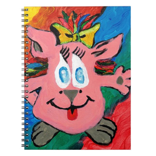 Rainbow Character Photo Notebook ノートブック (正面)