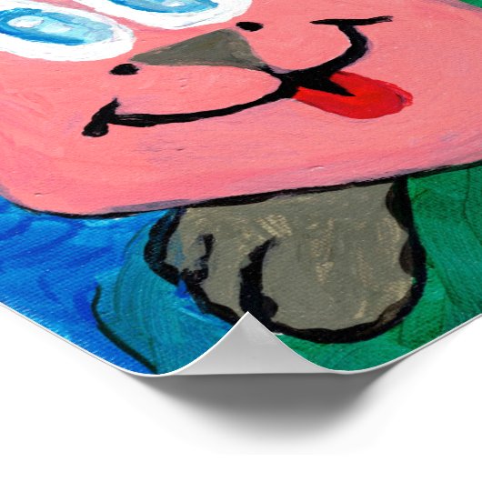 Rainbow Character Poster Paper (Semi-Gloss ポスター (角)