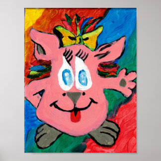 Rainbow Character Poster Paper (Semi-Gloss ポスター