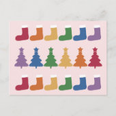 Rainbow Christmas Tree #2 ポストカード (正面)