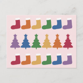 Rainbow Christmas Tree #2 ポストカード