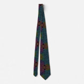 Rainbow Circuit Board Necktie – Colorful Tech Geek ネクタイ (裏面)