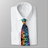 Rainbow Circuit Board Necktie – Colorful Tech Geek ネクタイ (タイ)
