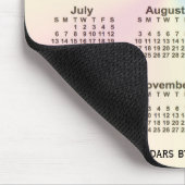 Rainbow Cloud Calendar by Janz マウスパッド (コーナー)