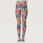 Rainbow Clouds Leggings レギンス (正面)