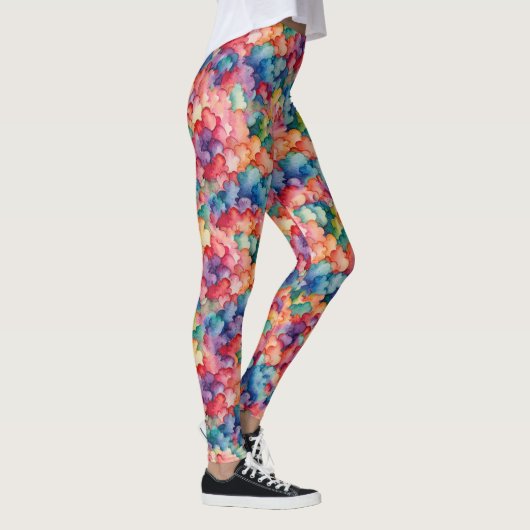 Rainbow Clouds Leggings レギンス (右)