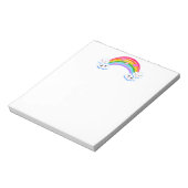 Rainbow Clouds Notepad ノートパッド (回転)