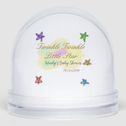 Rainbow clouds twinkle Twinkle Little Star baby (正面)