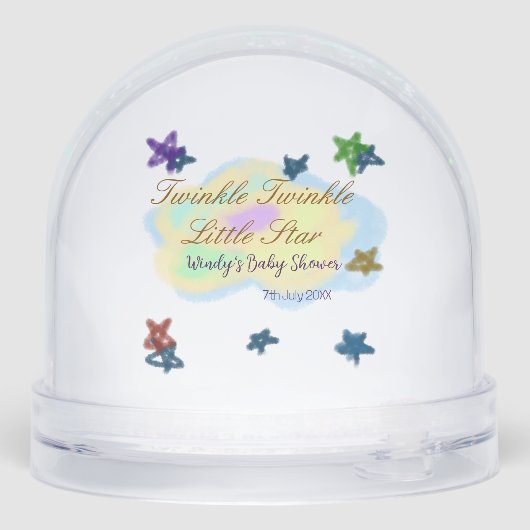 Rainbow clouds twinkle Twinkle Little Star baby (裏面)