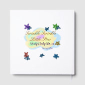 Rainbow clouds twinkle Twinkle Little Star baby ゲストブック (裏面)