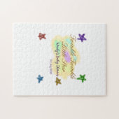 Rainbow clouds twinkle Twinkle Little Star baby ジグソーパズル (横)