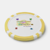 Rainbow clouds twinkle Twinkle Little Star baby ポーカーチップ (シングル)