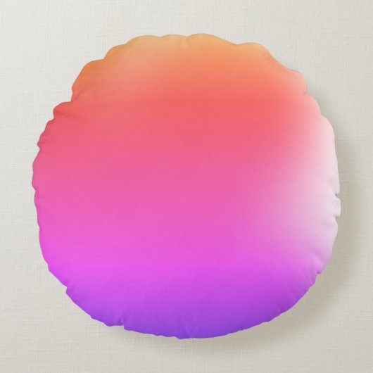 Rainbow color  ラウンドクッション (正面)