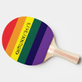 rainbow color 卓球ラケット (横)