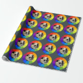 Rainbow Color Wheel ラッピングペーパー (アンロールド)