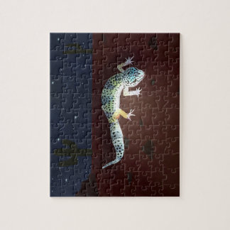 Rainbow colored gecko ジグソーパズル