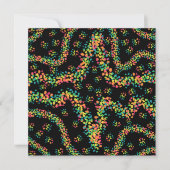 Rainbow Colored Seurat Style Pointillism Pattern カード (正面)