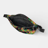 Rainbow Colored Seurat Style Pointillism Pattern ファニーパック (見開き)