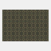 Rainbow Colored Seurat Style Pointillism Pattern ラッピングペーパーシート (正面)