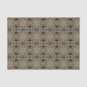 Rainbow Colored String Rope Pattern Art 薄葉紙 (正面)