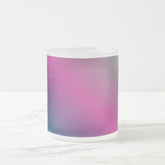 Rainbow Colorful フロストグラスマグカップ (中央)