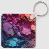 Rainbow Colorful Eyeshadow Cosmetologist Keychain キーホルダー (裏面)