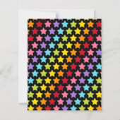 Rainbow Colorful Stars Scrapbook Papers (裏面)