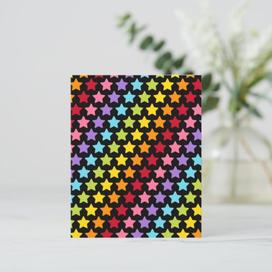 Rainbow Colorful Stars Scrapbook Papers (スタンド正面)