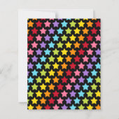 Rainbow Colorful Stars Scrapbook Papers (正面)