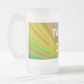 Rainbow Colorsパーティーの名前 フロストグラスビールジョッキ (左)