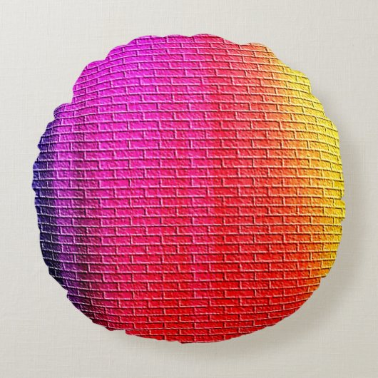 Rainbow colors abstract background. Gradient.abstr ラウンドクッション (正面)