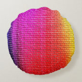 Rainbow colors abstract background. Gradient.abstr ラウンドクッション (裏面)