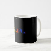 Rainbow Colors Coffee Mugをありがとう コーヒーマグカップ (正面右)