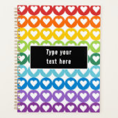 Rainbow Colors  | Cute Back to School プランナー手帳 (正面)