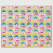 Rainbow Colors Pattern ラッピングペーパー (フラット)