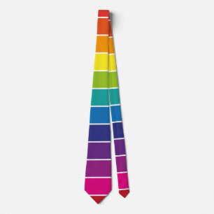 Rainbow Colours Design ネクタイ
